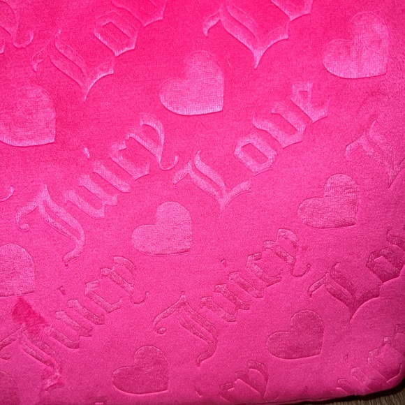 NWT Juicy Couture Pink Logo Travel Cosmetic Bag/Pouch - Picture 2 of 10
